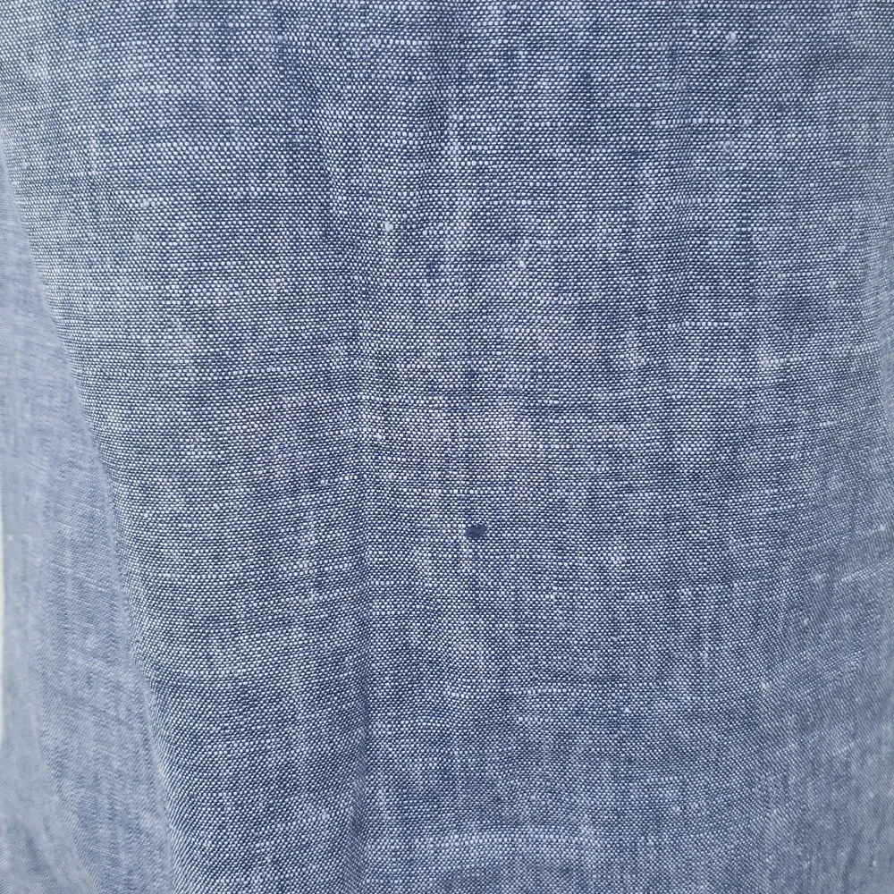 Garnet Hill 100% Linen Classic Full Button Front Shirtdress Size 2 Coastal Blue - Picture 7 of 16